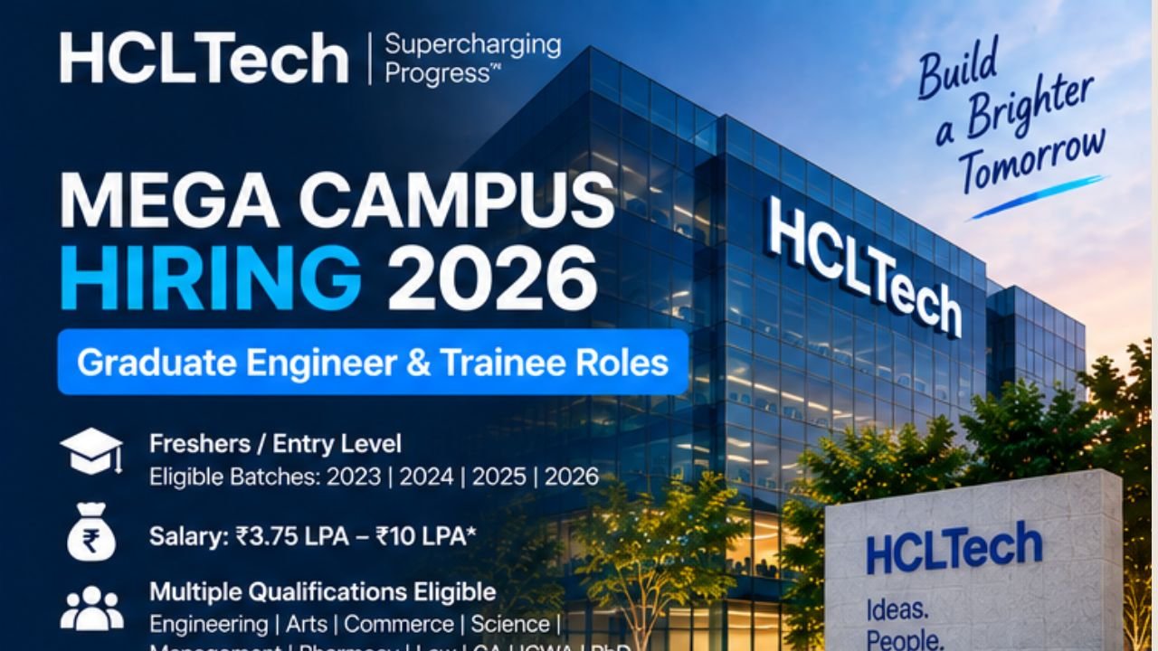 HCLTech Mega Campus Hiring 2026