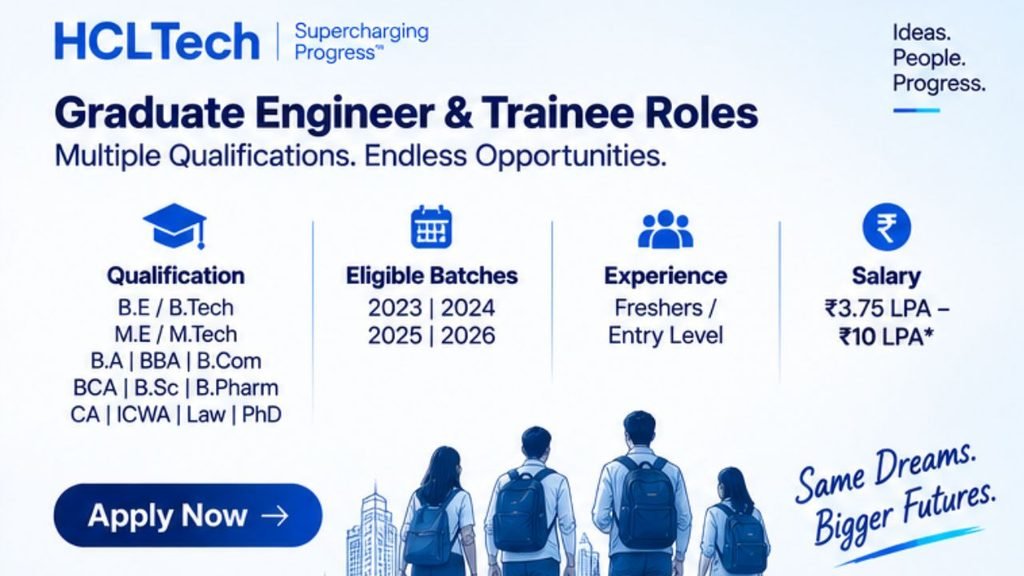 HCLTech Mega Campus Hiring 2026