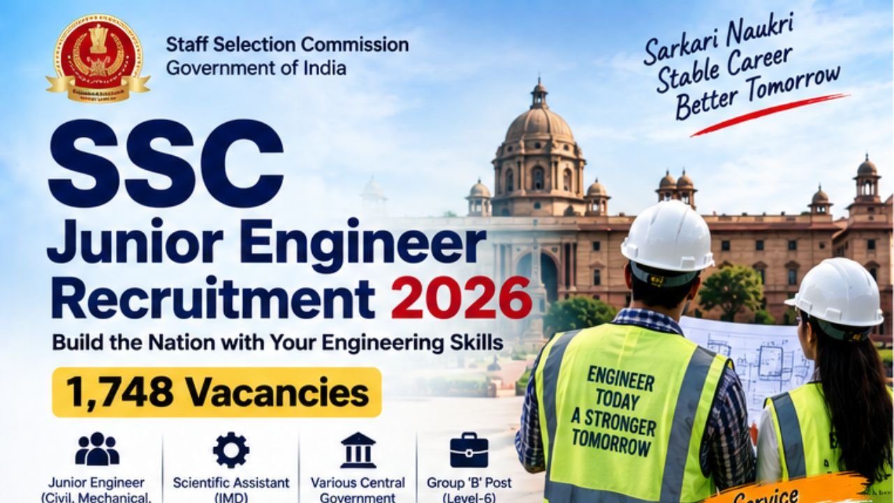 SSC JE Recruitment 2026