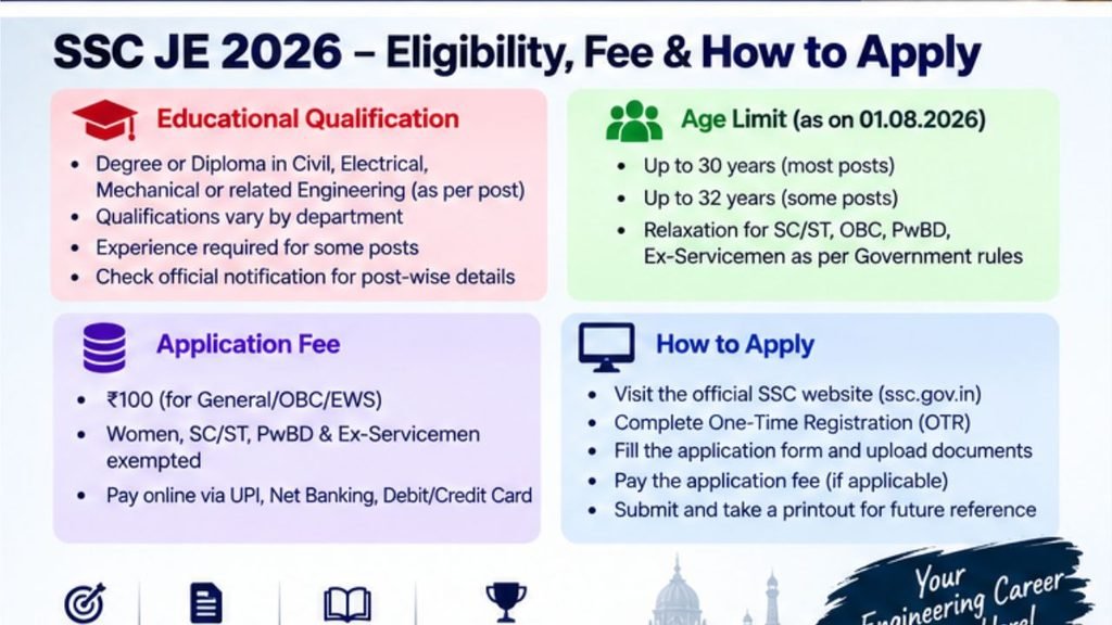 SSC JE Recruitment 2026