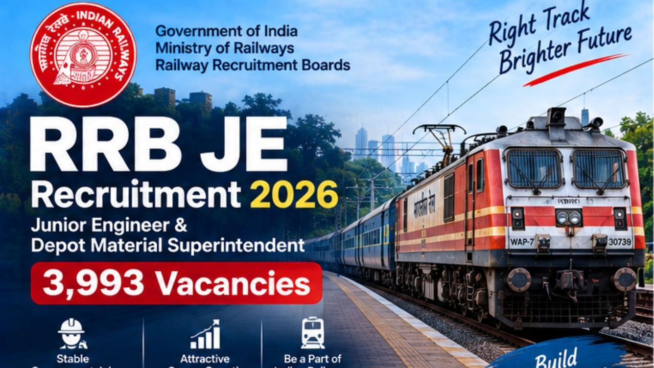 RRB JE Recruitment 2026