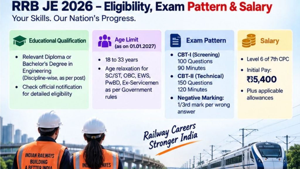 RRB JE Recruitment 2026